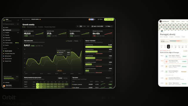 Track mockup template