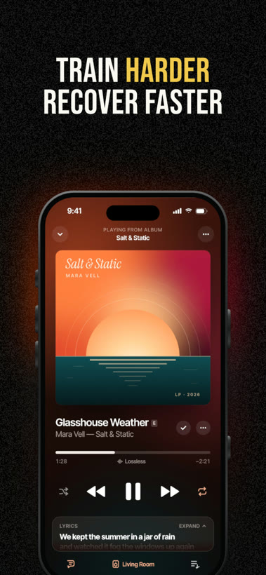 App Store · Big type mockup template