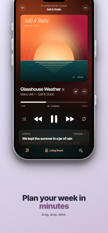 App Store · Caption below mockup template