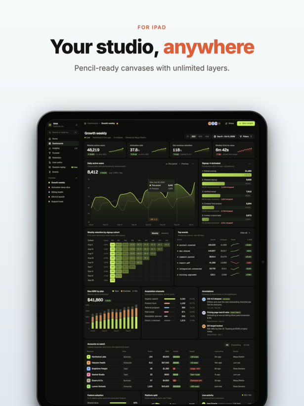 App Store · iPad mockup template