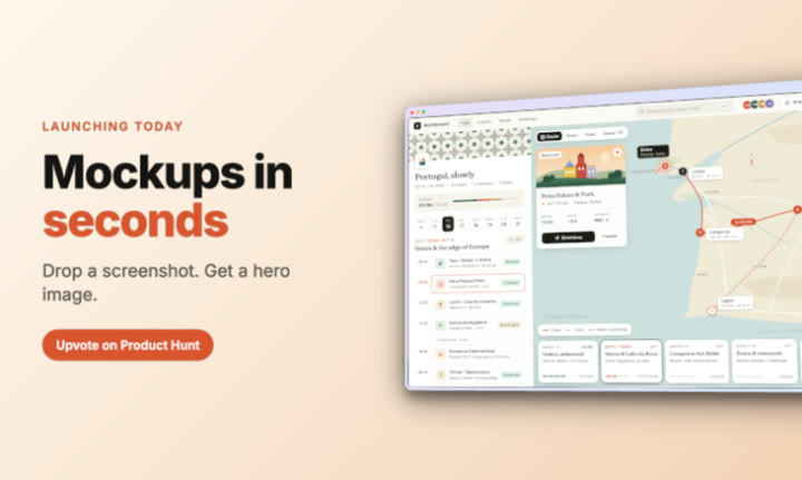 Product Hunt · Launch mockup template