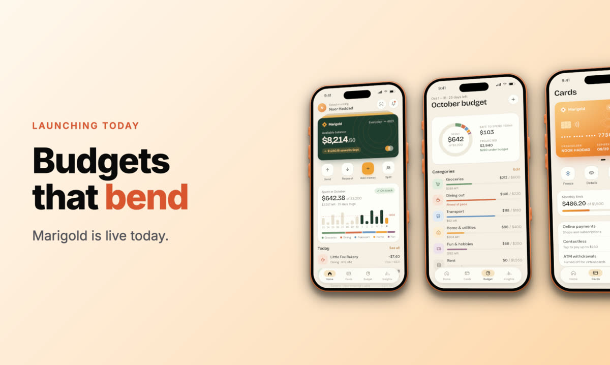 A Product Hunt gallery image with three phones