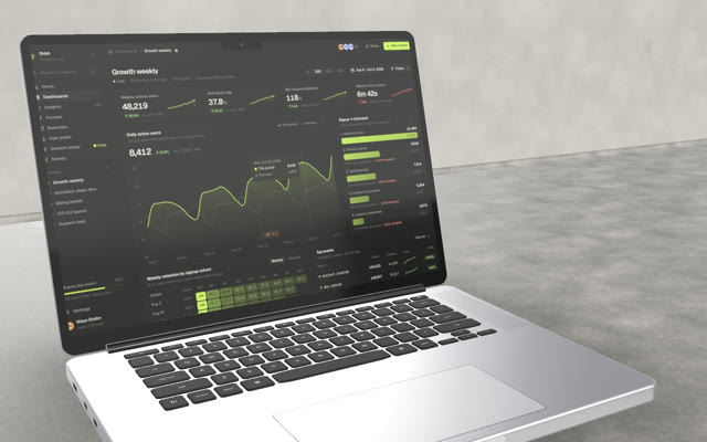 Concrete MacBook mockup template
